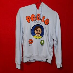 Studio Blue Hoodie with Bold PABLO Graphic